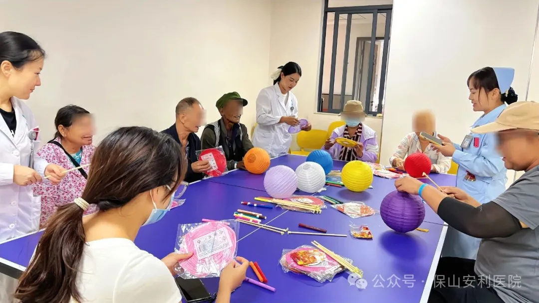 保山安利医院肿瘤科“巧手绘灯笼，温情迎佳节”主体活动圆满开展