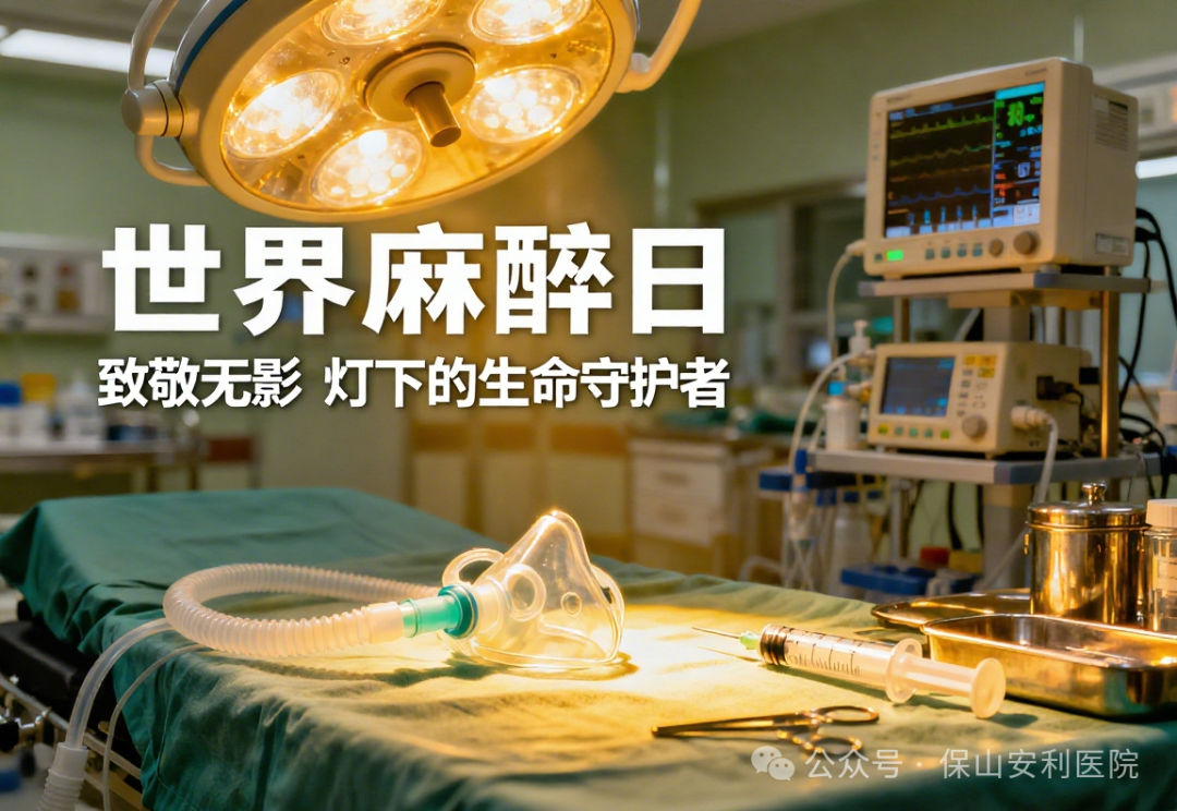 世界麻醉日丨致敬无影灯下的生命守护者！